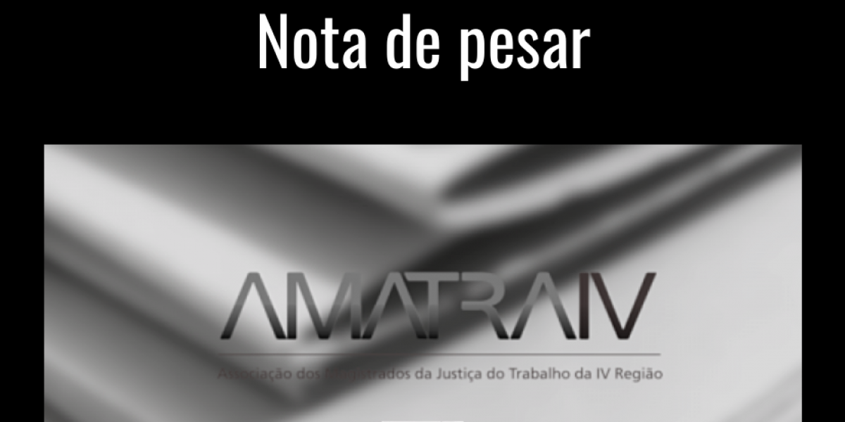 A AMATRA IV comunica o falecimento da juíza do Trabalho Lila Paula Flores França, titular da 1ª VT de Esteio