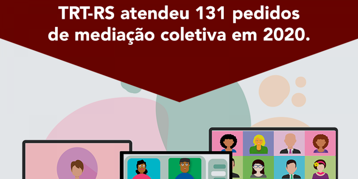 TRT-RS atendeu 131 pedidos de mediação coletiva em 2020