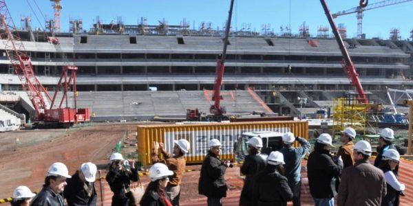 Associação representada na visita à Arena do Grêmio