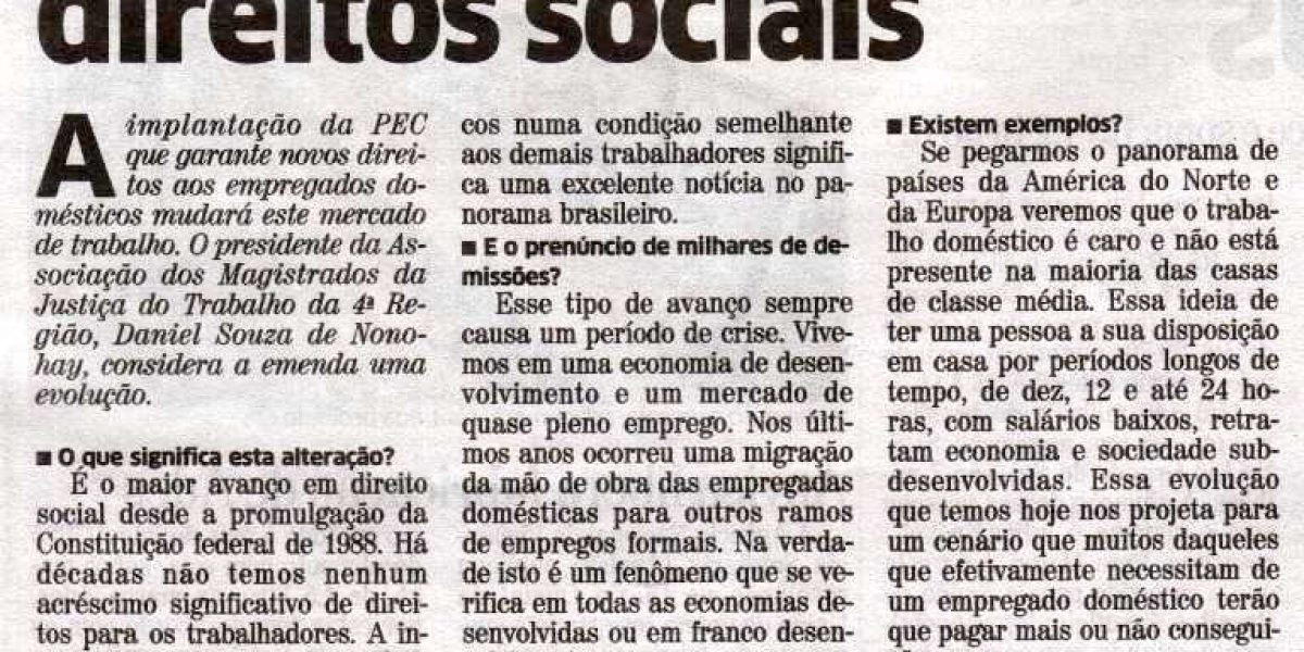 AMATRA no Correio do Povo