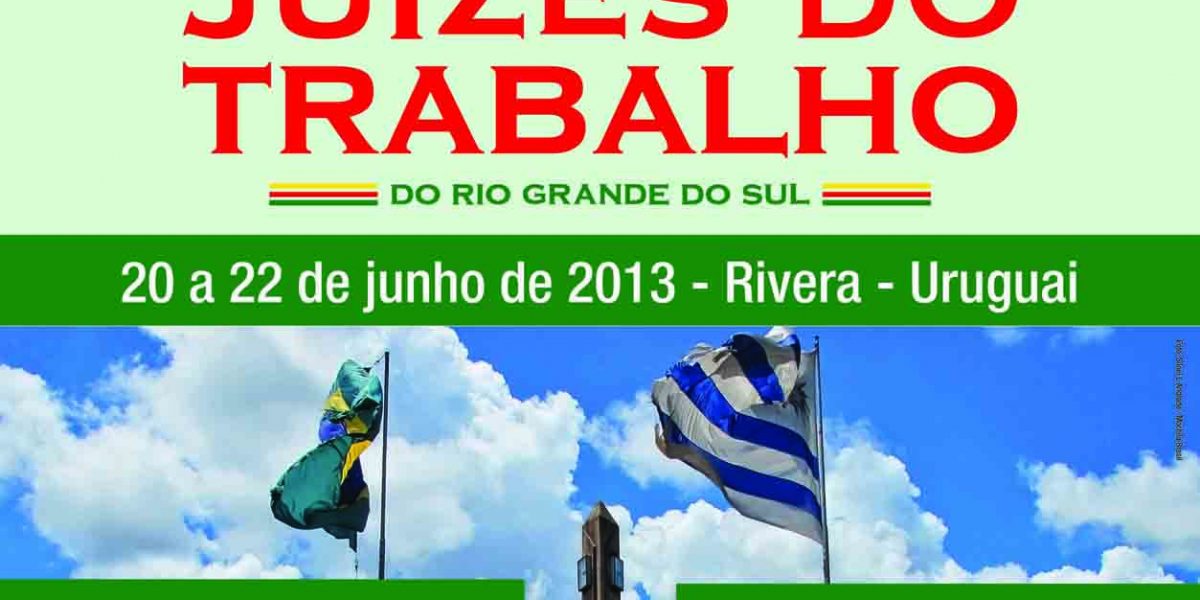 O Tempo e o Direito é o assunto central do encontro promovido pela AMATRA IV a partir desta quinta-feira (20/6)