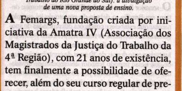 Artigo da juíza Valdete Souto Severo publicado no jornal O Sul, dia 13/12, veiculado na coluna da AMATRA IV