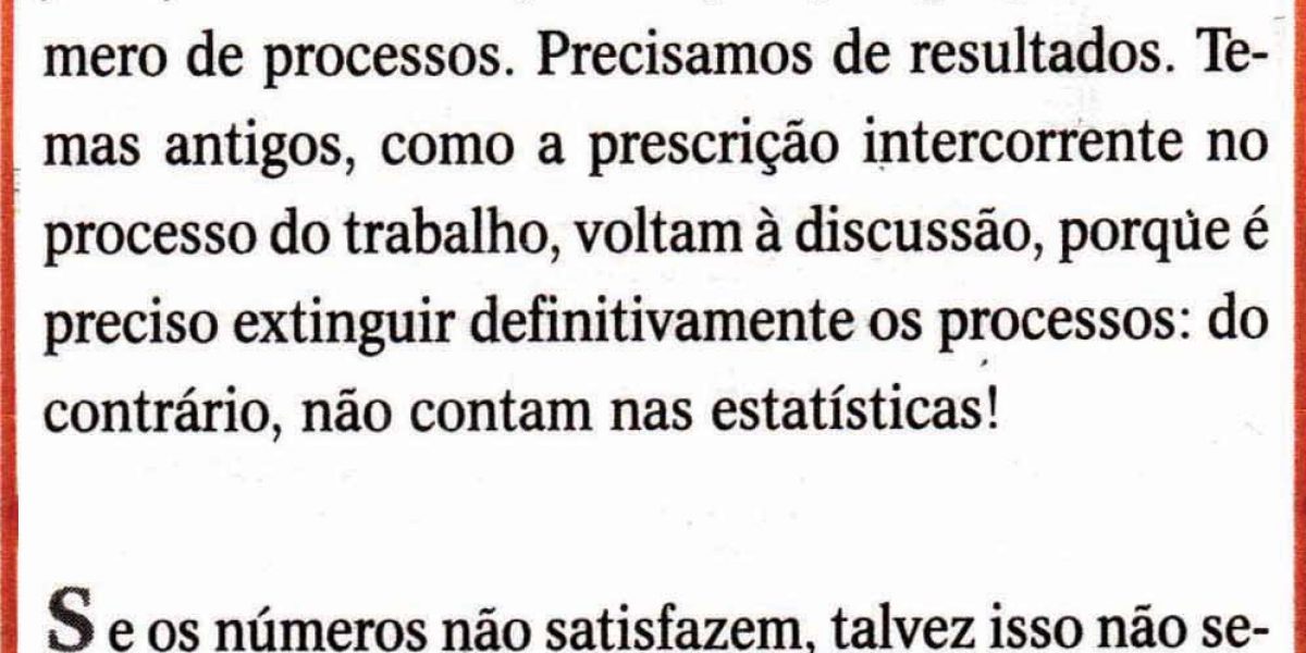 Juiz não é gestor