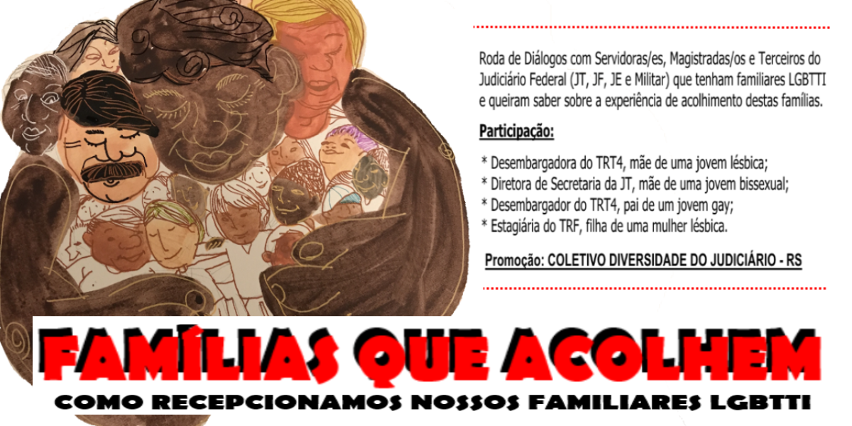 Diálogo sobre o acolhimento aos familiares LGBTTI