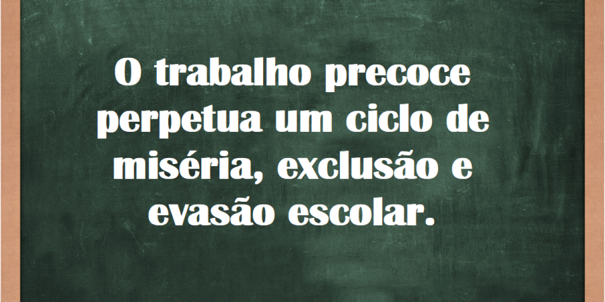 12/6: Dia Mundial de Combate ao Trabalho Infantil