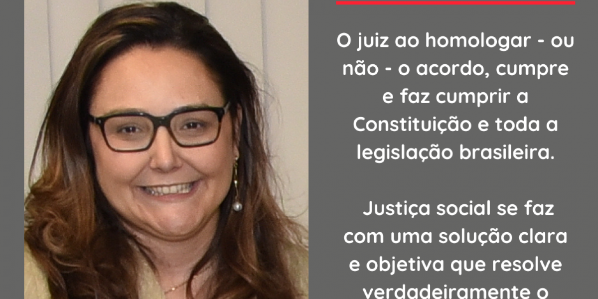 Artigo: “Conciliação e Justiça Social”, de autoria da juíza Maria Cristina Perez