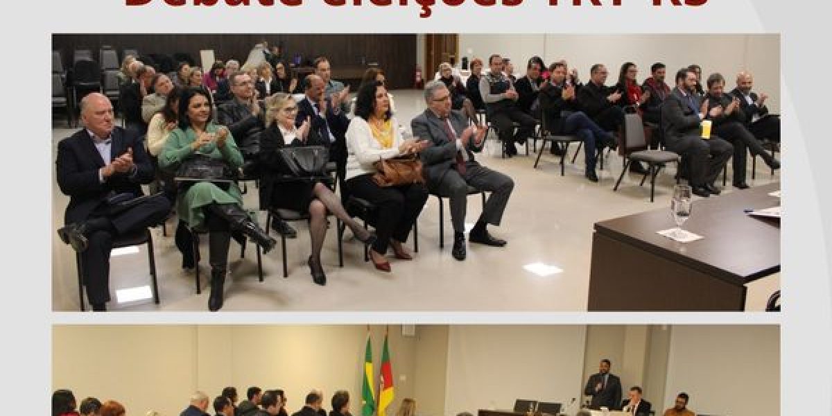 AMATRA promove debate entre os candidatos à gestão do TRT e EJUD4