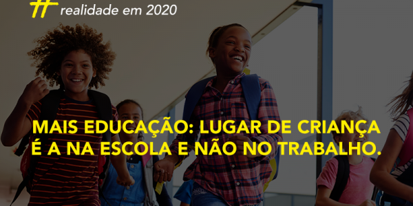 Existem 2,7 milhões de crianças e adolescentes com idade entre 5 e 17 anos trabalhando no Brasil.