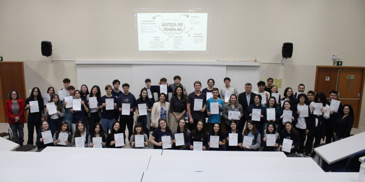 Culminância do Programa TJC destaca protagonismo estudantil em Caxias do Sul