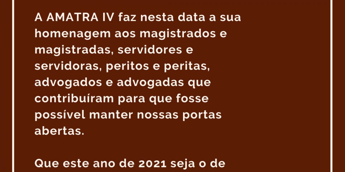 Homenagem e agradecimento: um ano de vivências em meio ao caos