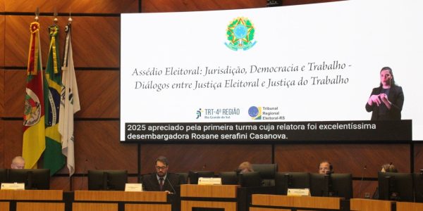 Amatra IV reforça parceria entre Justiça do Trabalho e Justiça Eleitoral no combate ao assédio eleitoral